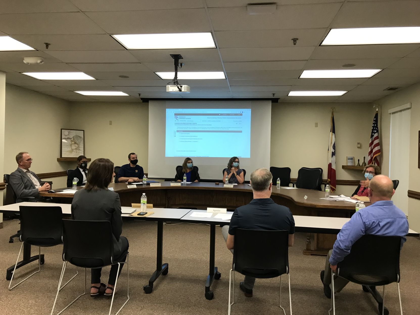 Mason City School Board 9-7